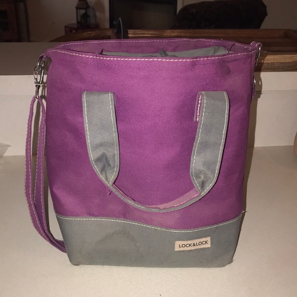 Lock and lock insulated handle Tie lunch box - Picture 1 of 11